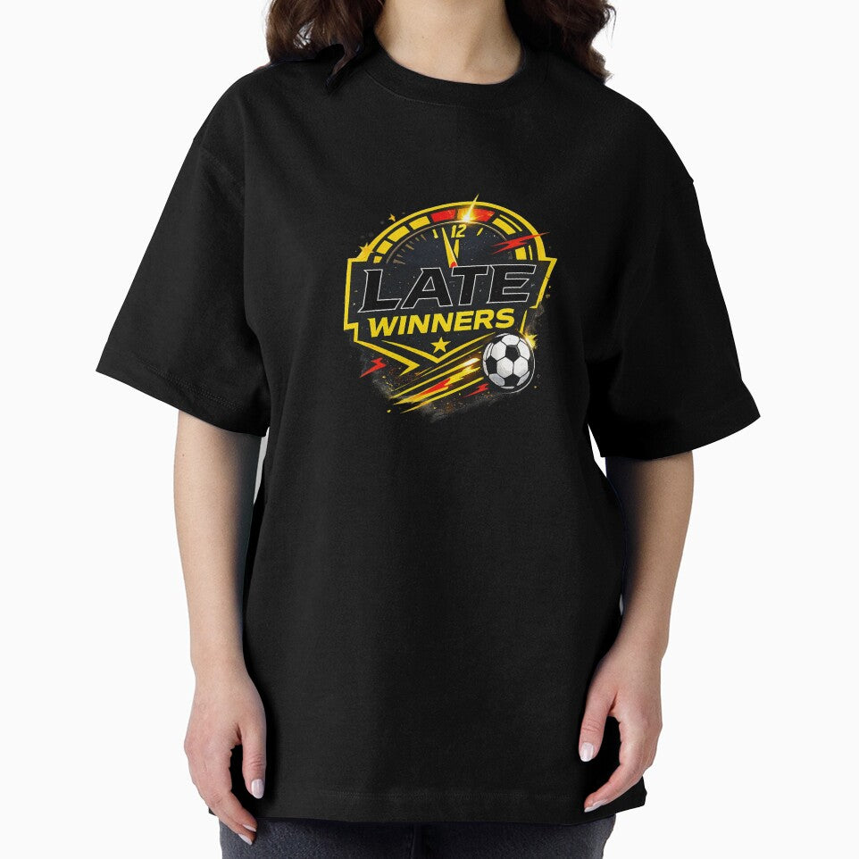 Late Winners Football Graphic – Last Minute Goal Streetwear Design by Game With Zeek
