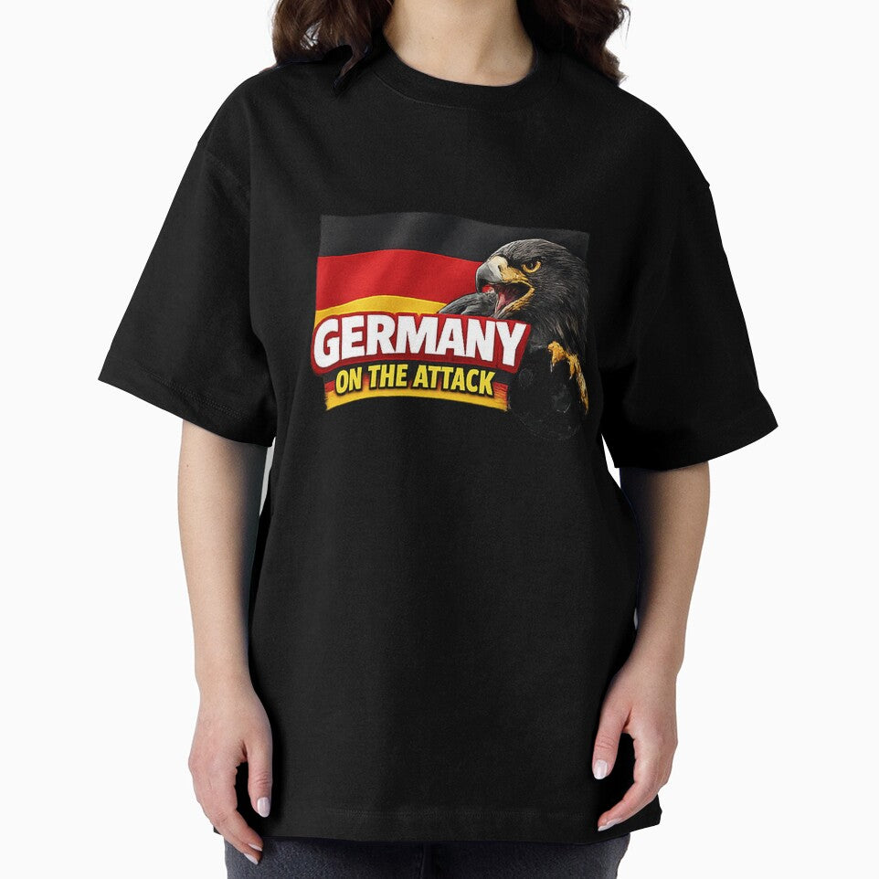 Germany On The Attack Eagle Football Fan Design by OfficeFighter