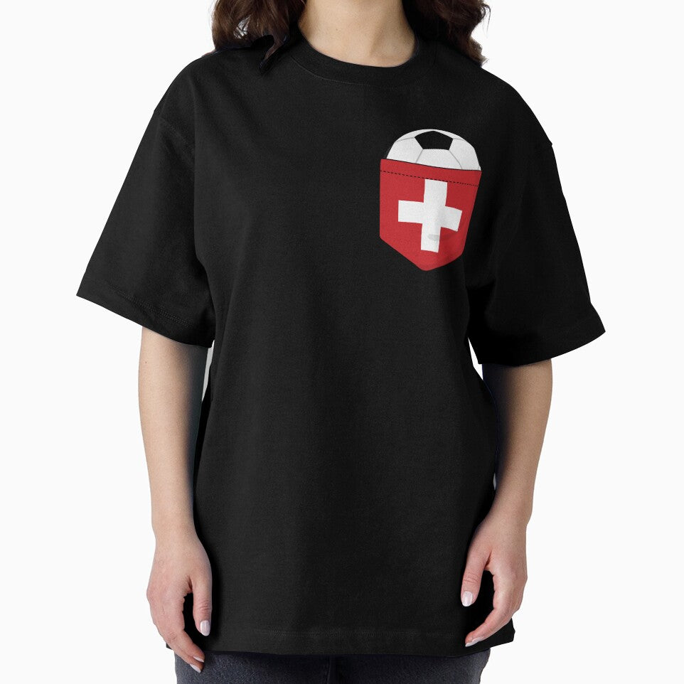 Football Switzerland in the breast pocket by peter2art