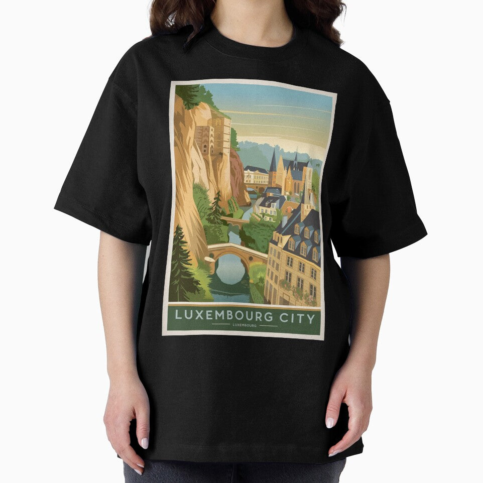 Luxembourg Vintage Travel Poster by TravelerRat