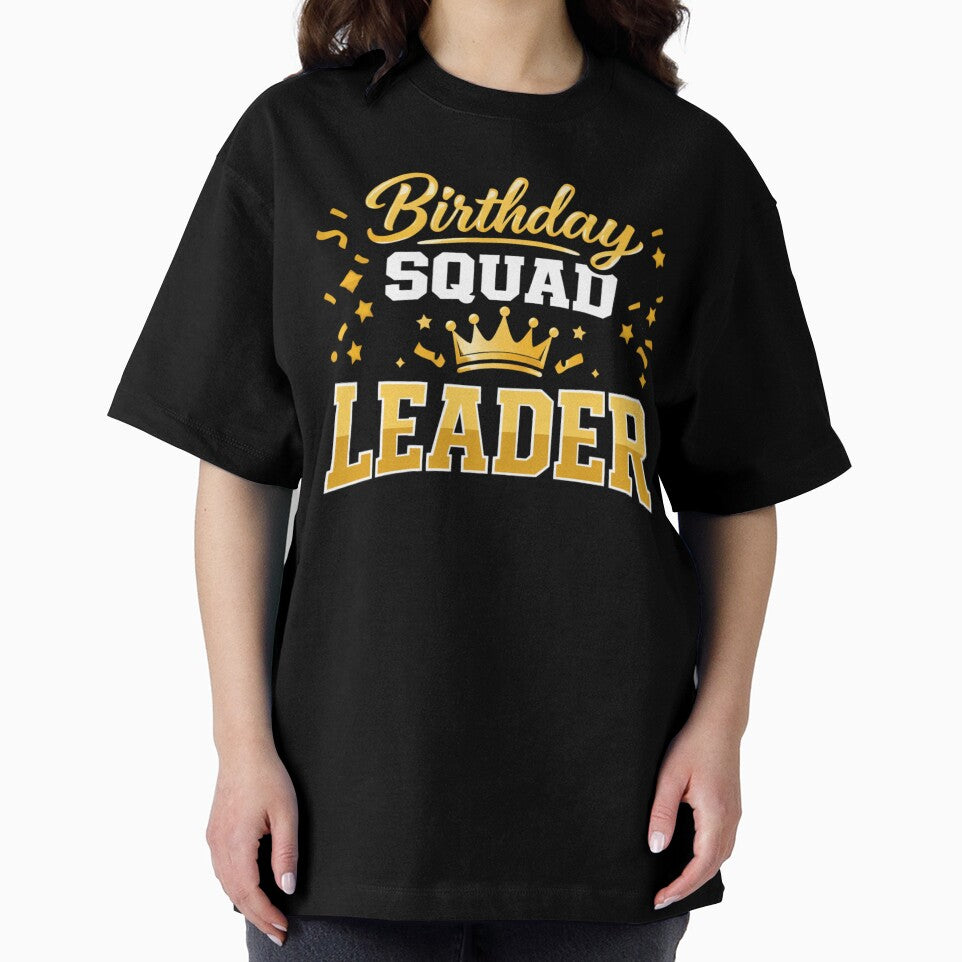 Official Birthday Squad Leader – Funny Birthday Party Humor Design by rushaib