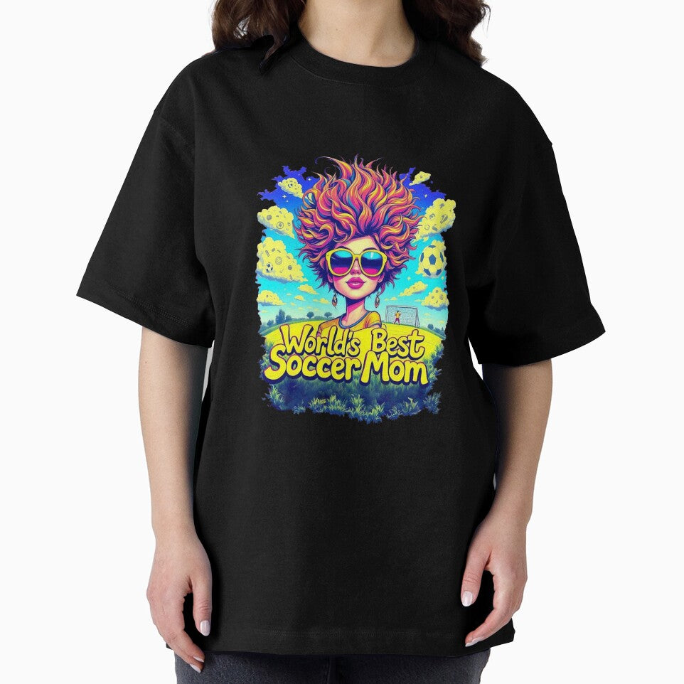 Cool World's Best Soccer Mom Graphic - Vibrant Fan Design by TheGaliyaStudio