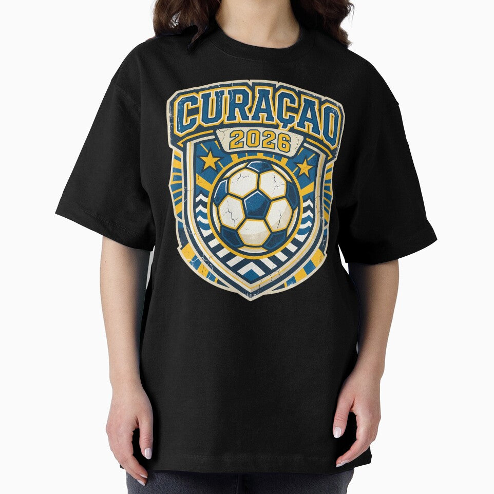 Curacao 2026 Retro Football Fan Crest by Saq2000