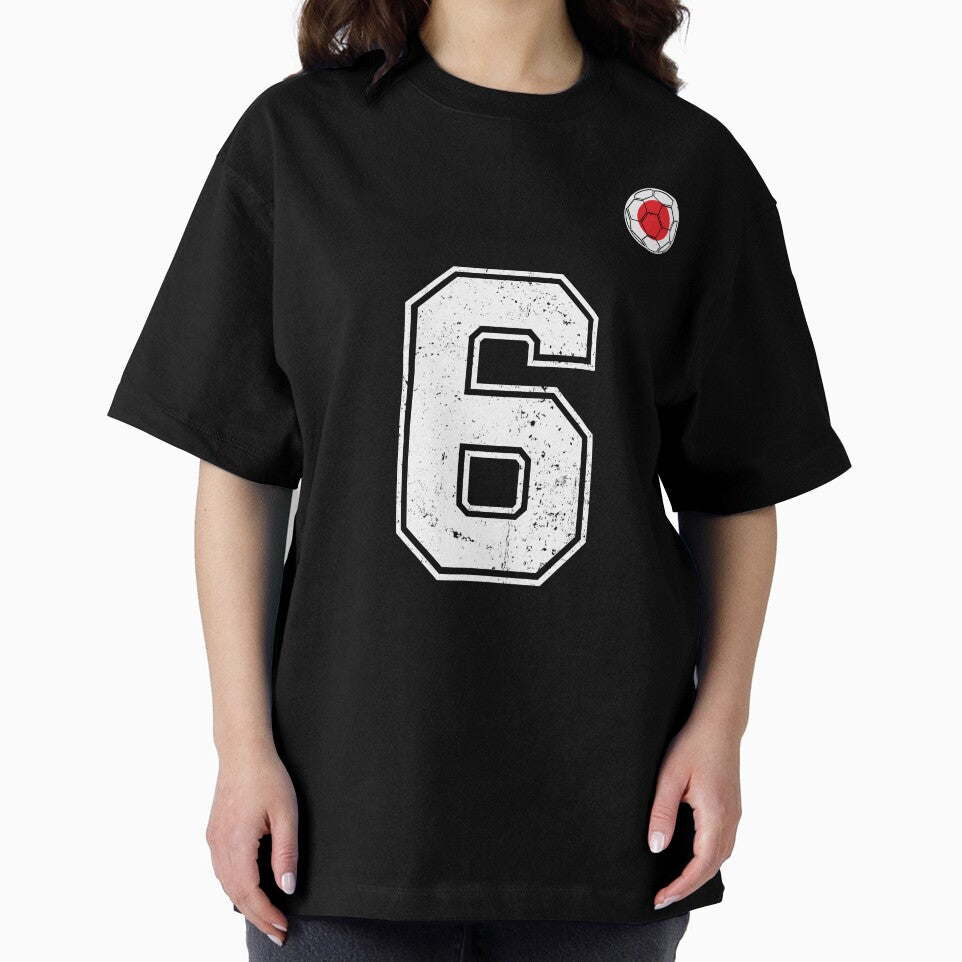 Japan Soccer Number 6 Vintage Sports Fan by LiviuGligoros