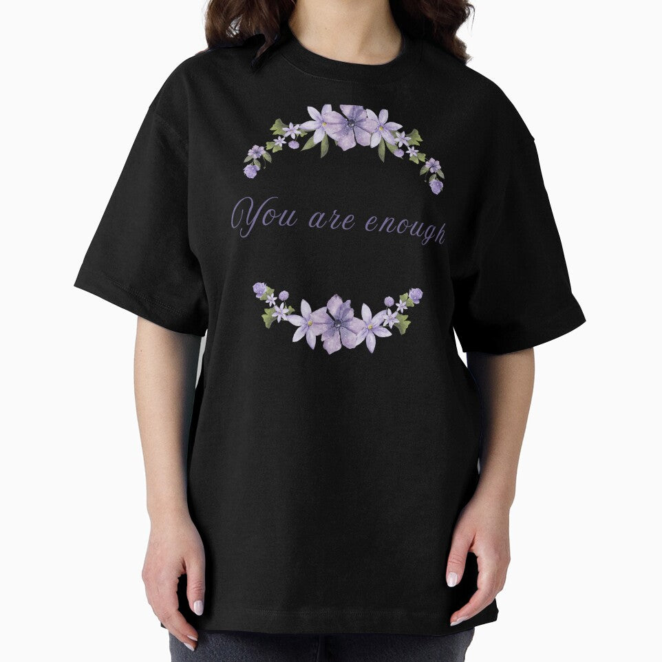 You are Enough - Mental Health Inspiration with Stoic Wisdom by LexaArtworks