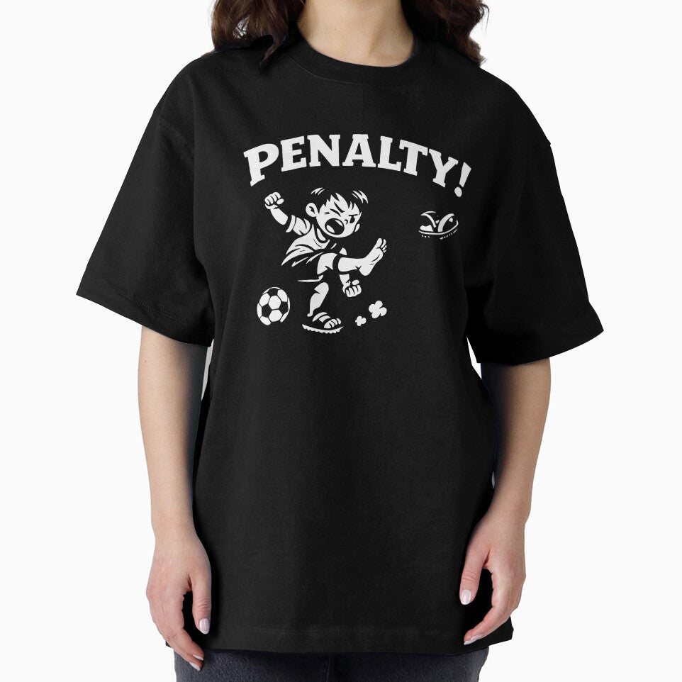 Penalty! Funny Soccer Fail T-Shirt Design by Mikoff04-arts