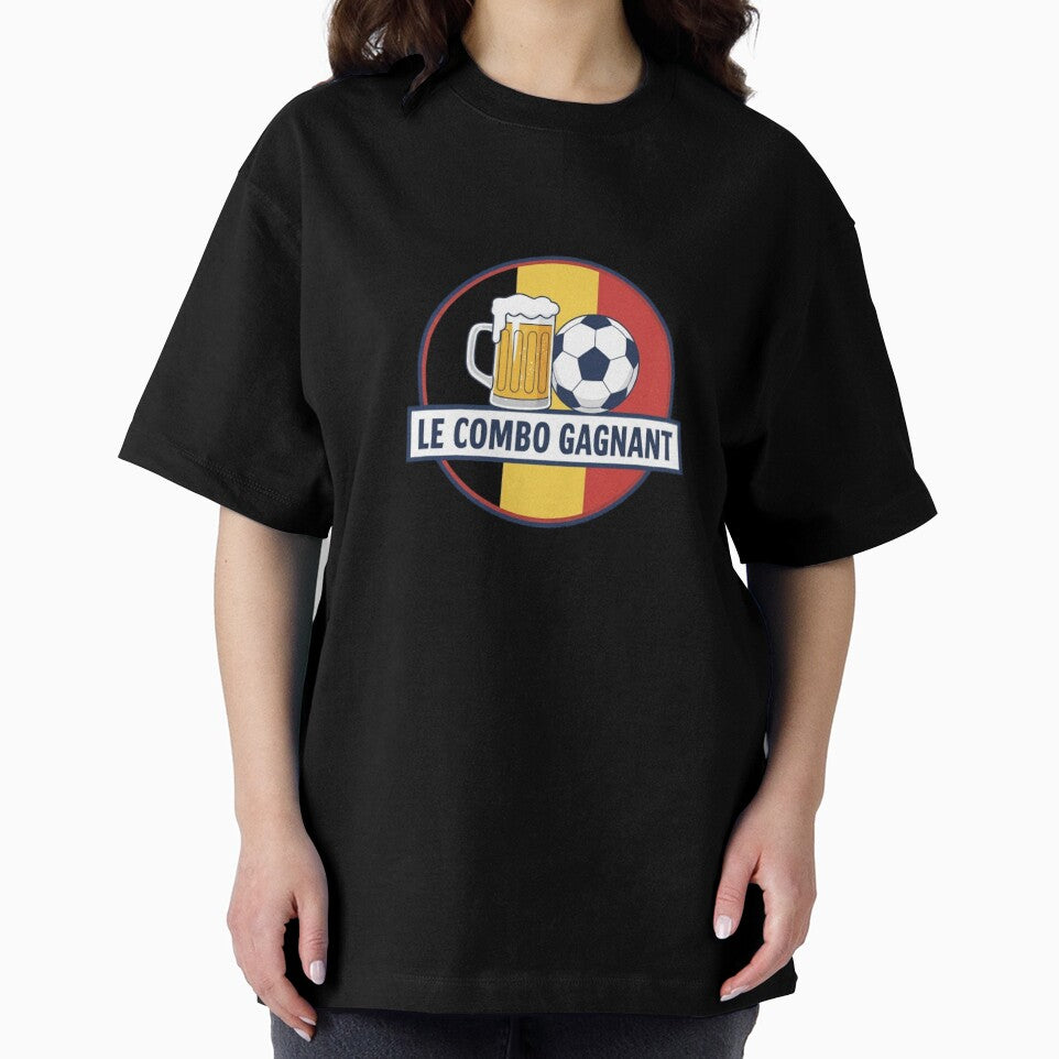 The Winning Combo: Beer and Football - Belgian Version by digital.stickerperso.com