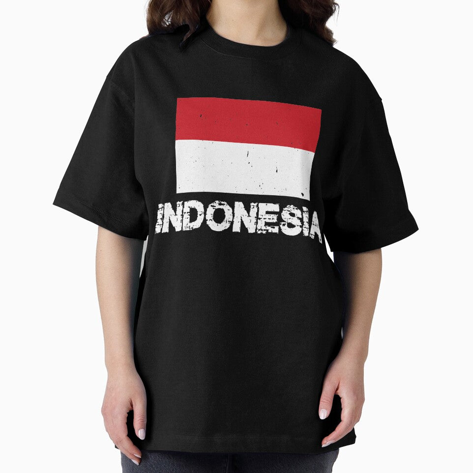 Indonesia Flag T-Shirt for Men and Women by AllStarMerch