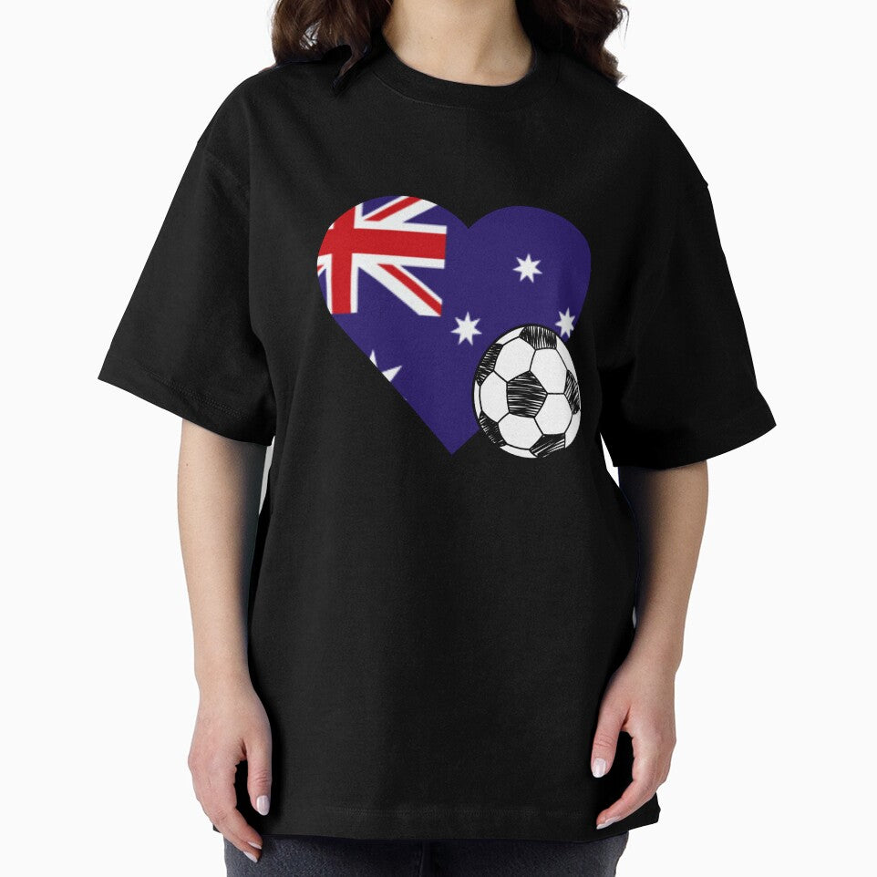 Australia Soccer Heart Design by FinalScoreClub