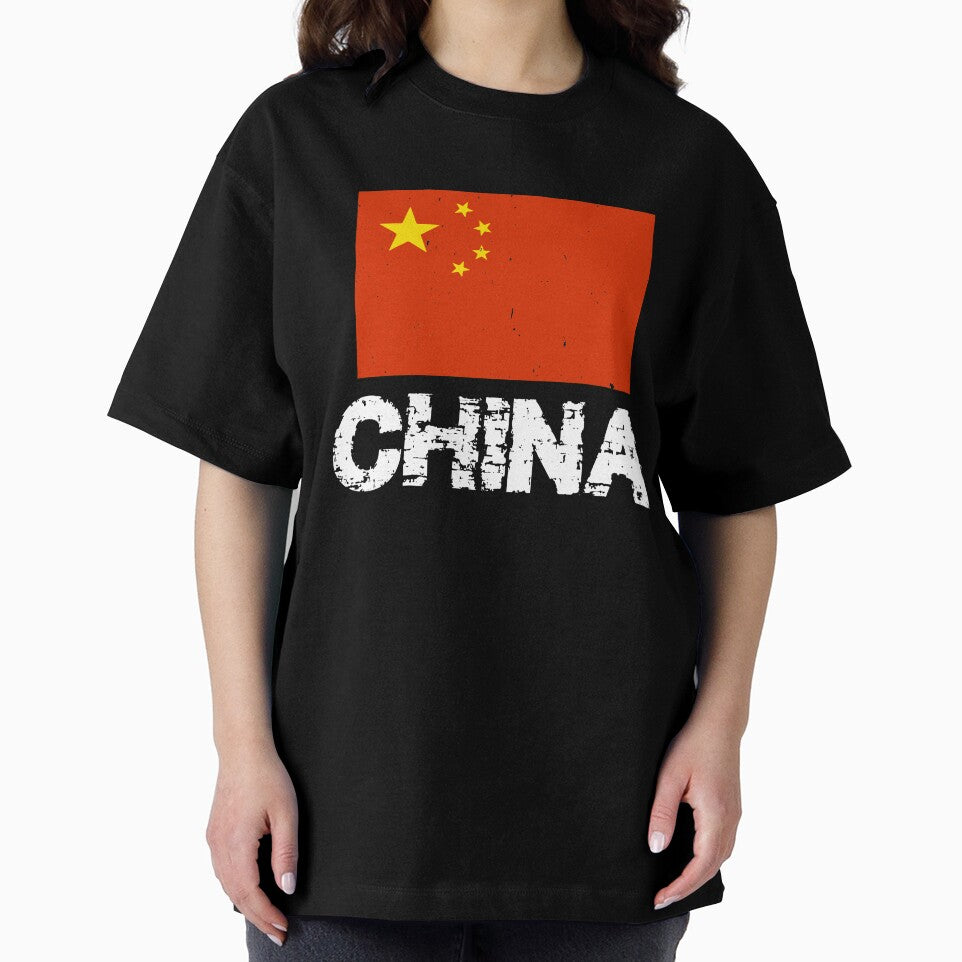 China Flag T-Shirt for Men and Women by AllStarMerch