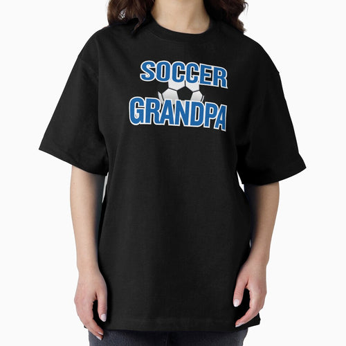 'Soccer Grandpa' (Black) by The Button Gal