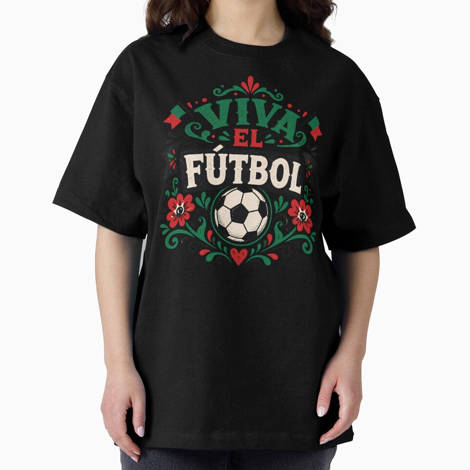 Viva El Futbol Mexican Folk Art Style by RoooDesigns
