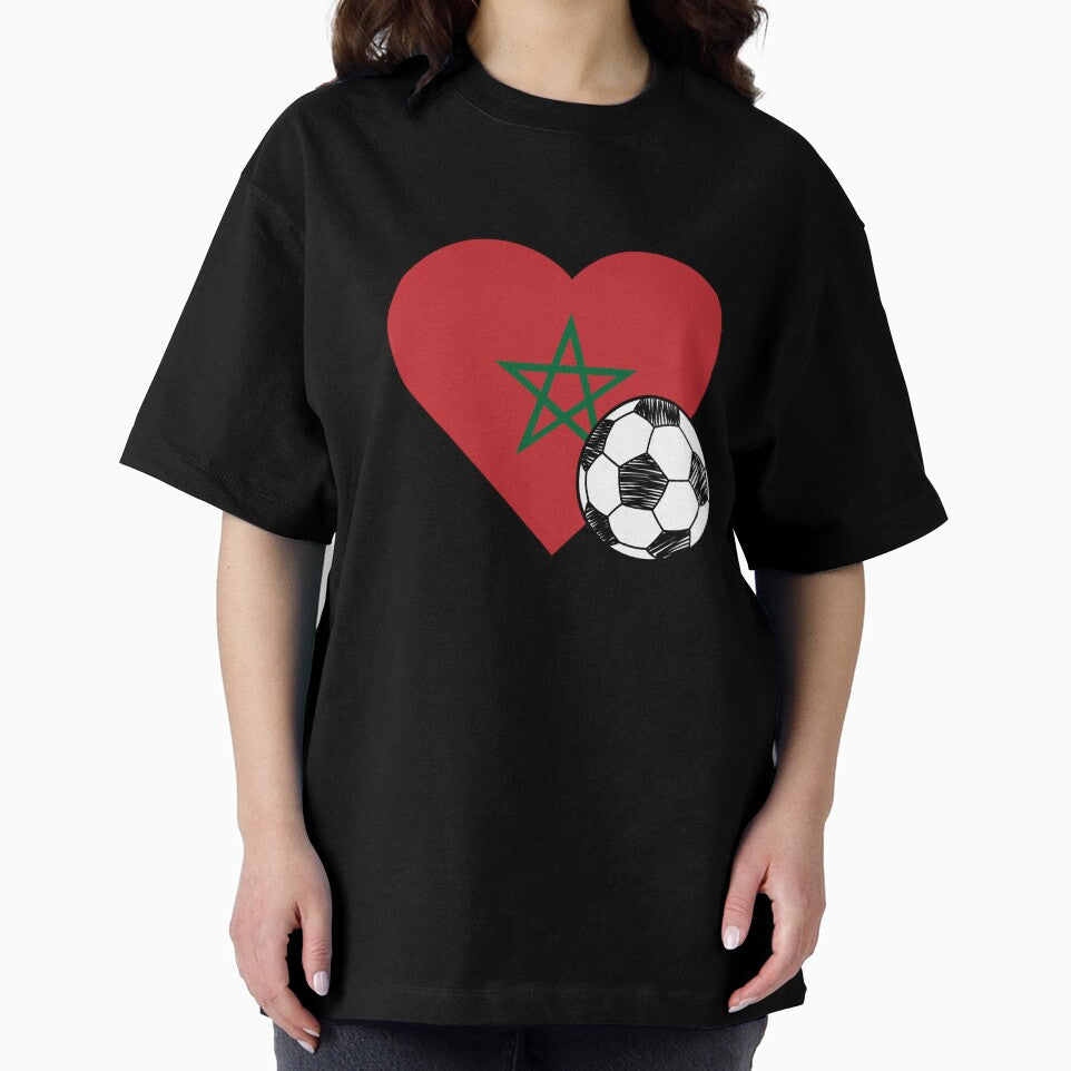 Morocco Soccer Heart Design by FinalScoreClub
