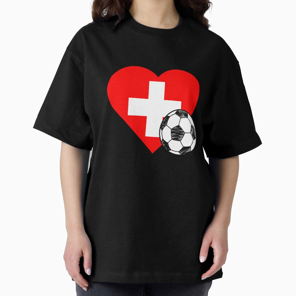 Switzerland Soccer Heart Design by FinalScoreClub