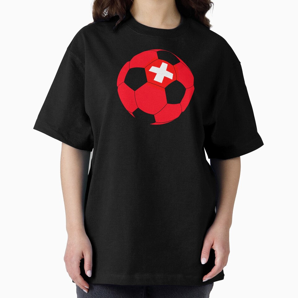 Switzerland Soccer Switzerland Gift Sports T-Shirt by MarlowLoom