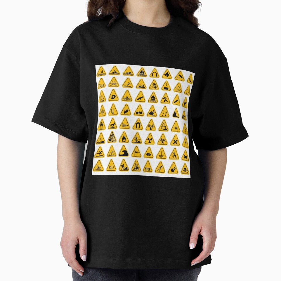 Warning signs are everywhere, expressive clothing by Juliet  Thomas