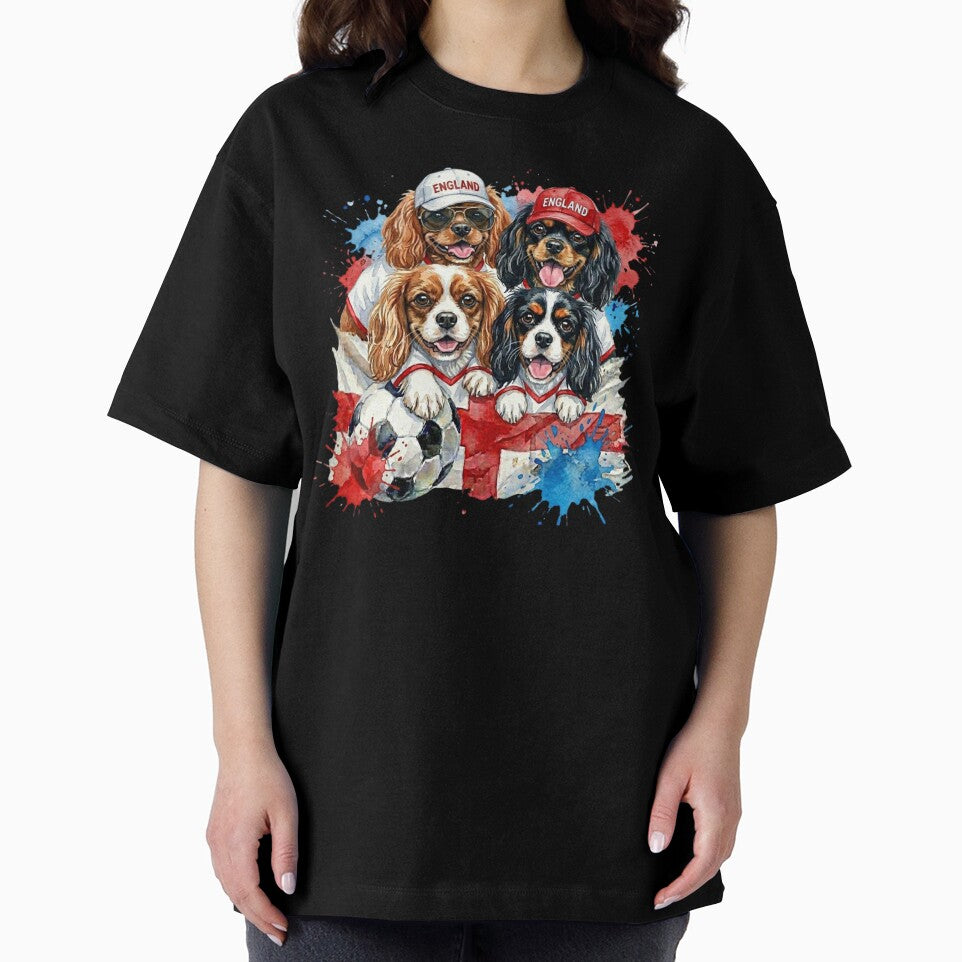 Cavalier King Charles spaniels World Cup England Suppawters by The Suppawters