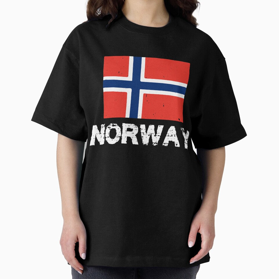 Norway Flag T-Shirt for Men and Women by AllStarMerch
