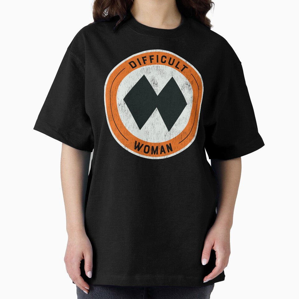 Difficult Woman - Double Black Diamond Skier by Design Sparkes