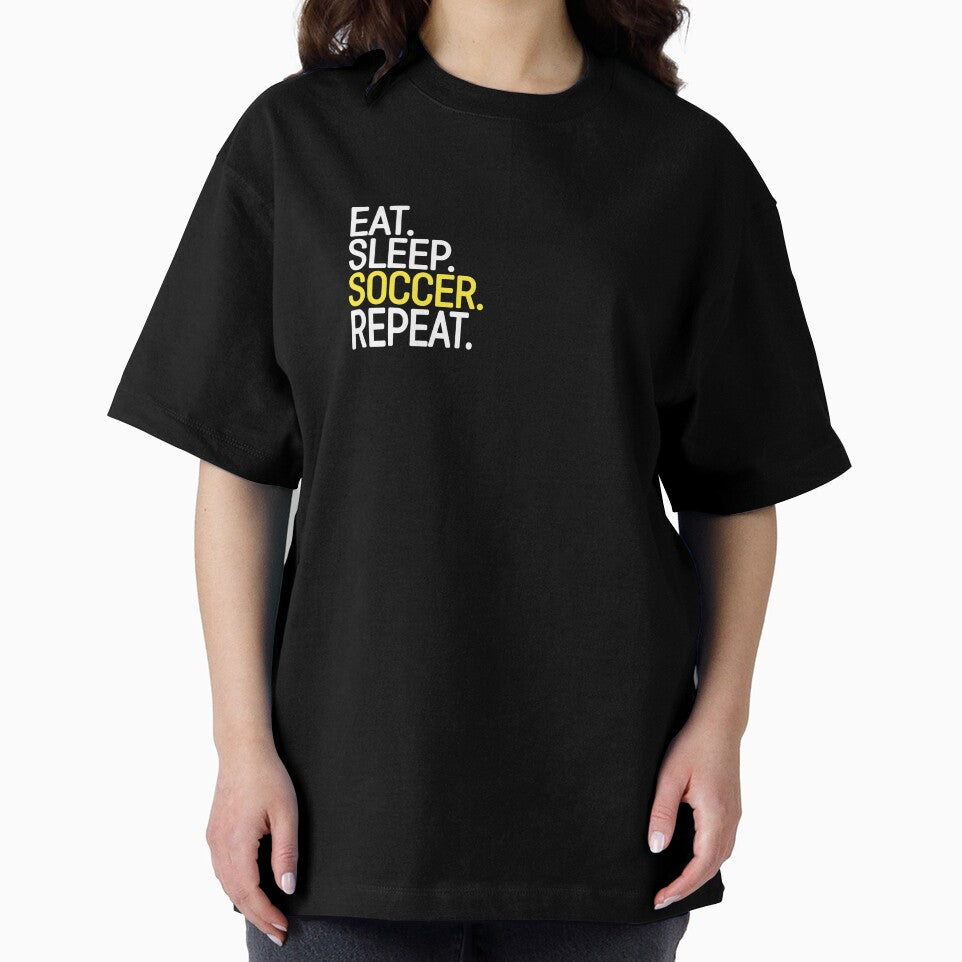 Eat. Sleep. Soccer. Repeat. by Strip Tees