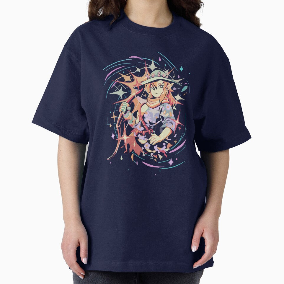 Arcane Dreamer – Fantasy Oversized Tee by PiXilustratoArt