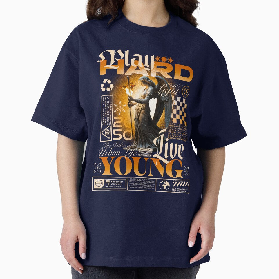 Play Hard Live Young Angel God of Light by LunaPixelStudio