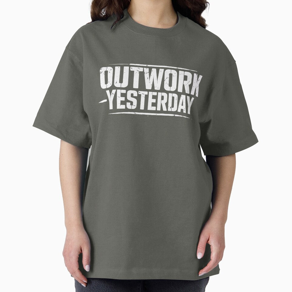 Outwork Yesterday Daily Grind Gym Motivation by athenaVart