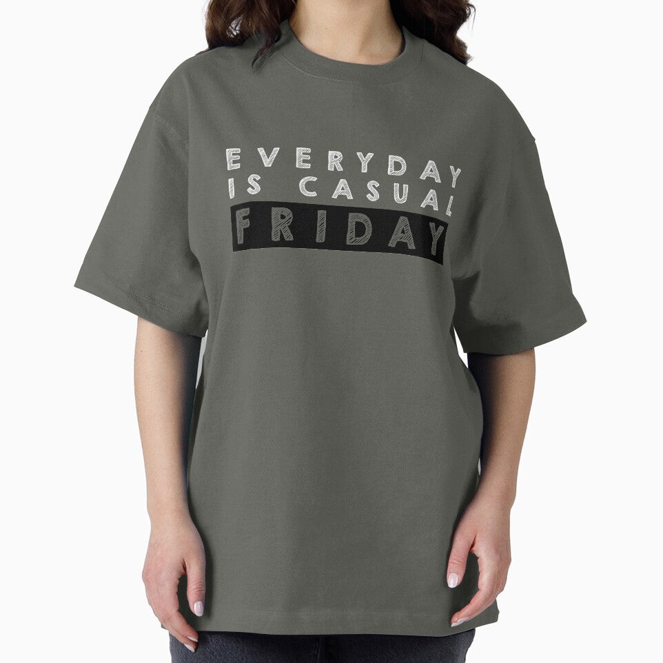 Everyday is  casual Friday - Black and White by Designs by Suzanne