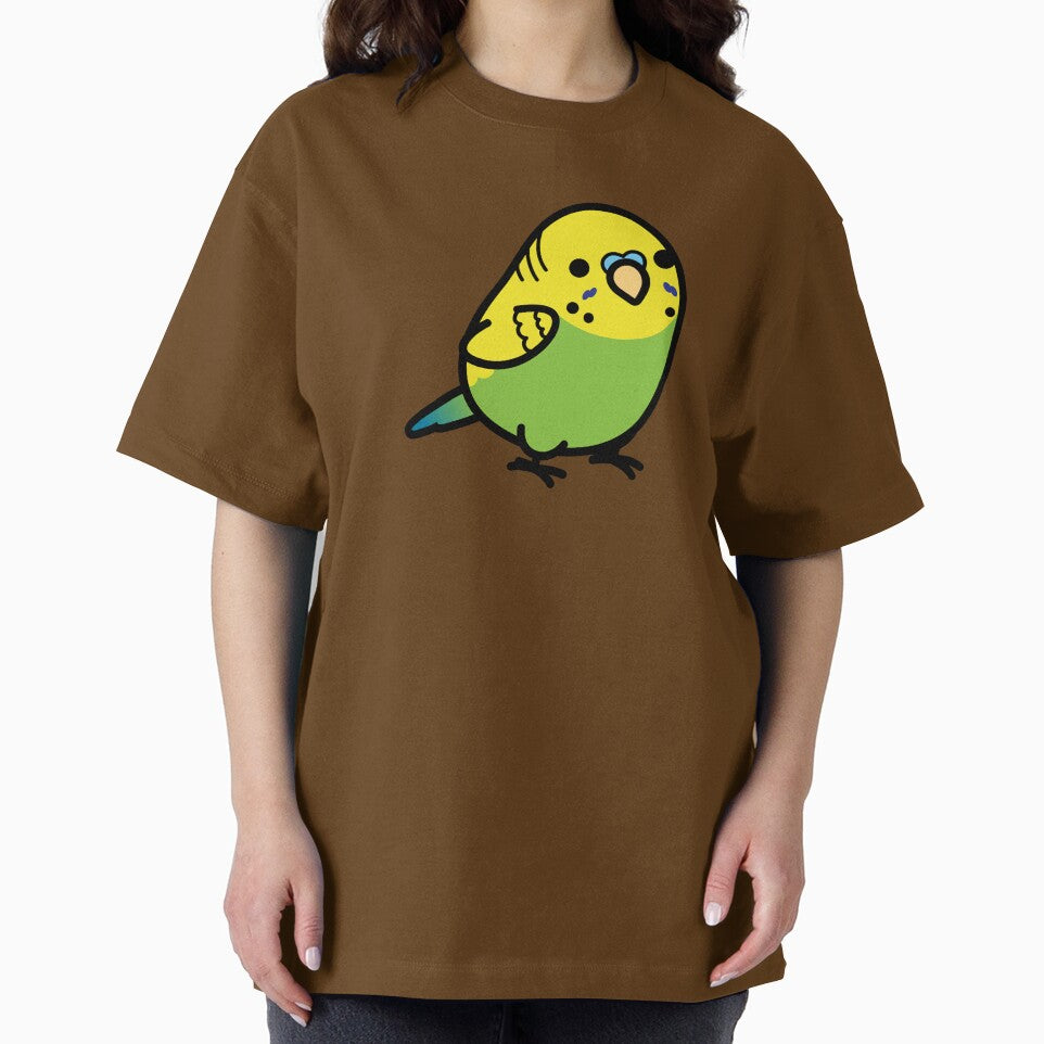 Chubby Green Budgie Male by birdhism