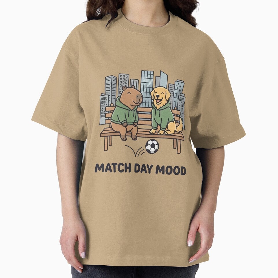 Match Day Mood Capybara And Dog Soccer Bench by laughingshirts