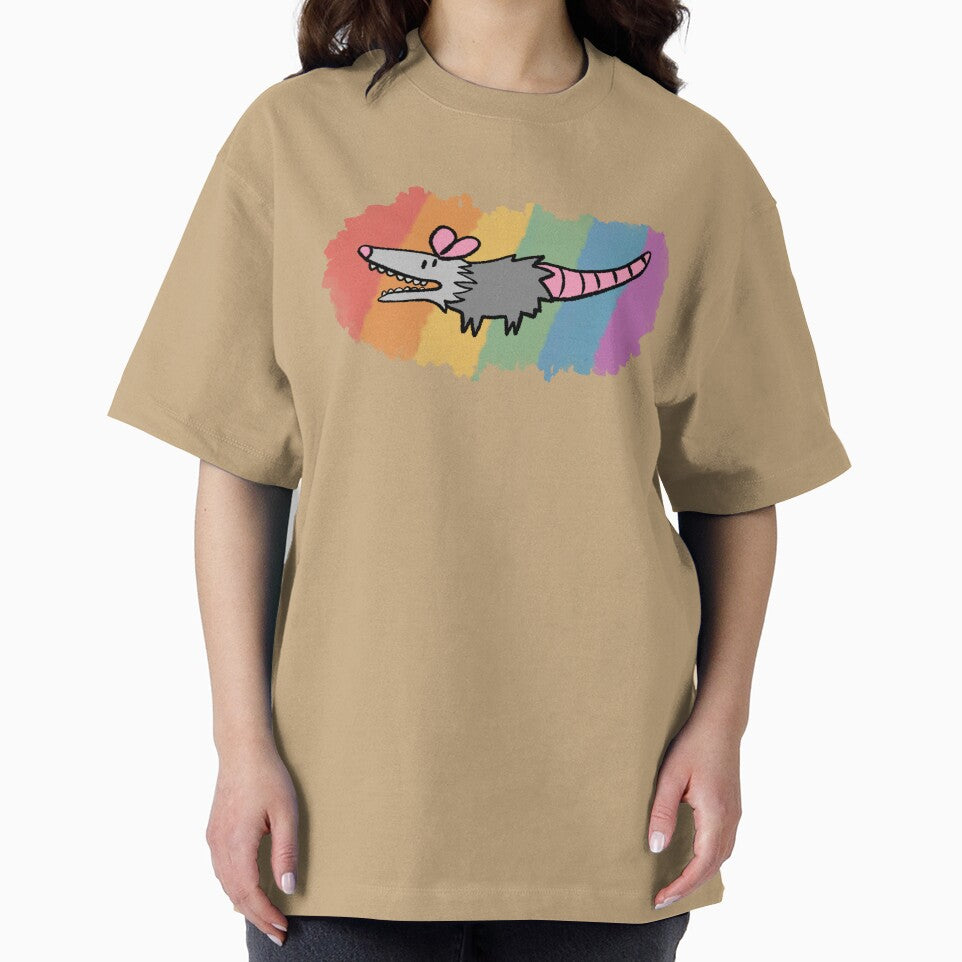 Rainbow Pride Possum by Colbypuppy's Designs