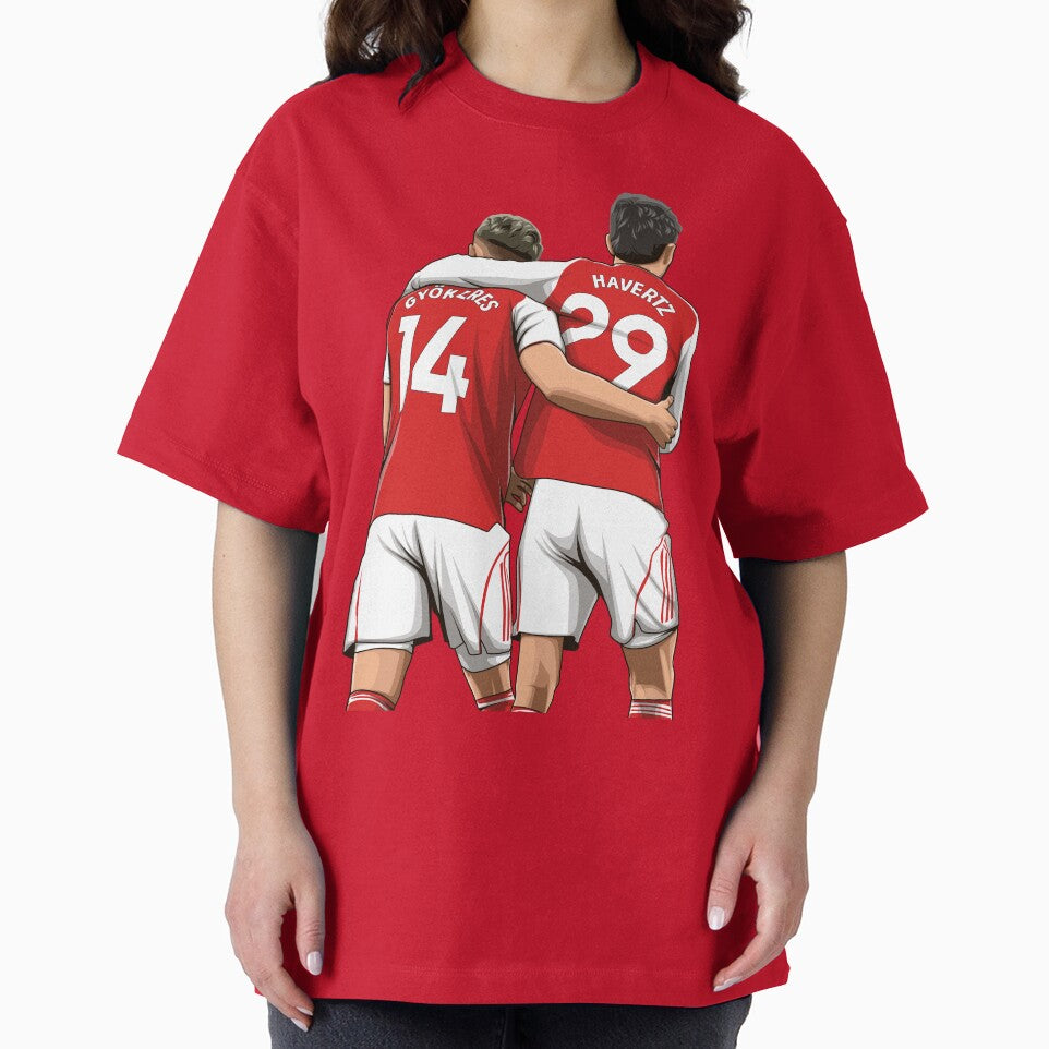 Viktor Gyokeres and Kai Havertz by Aldduardo