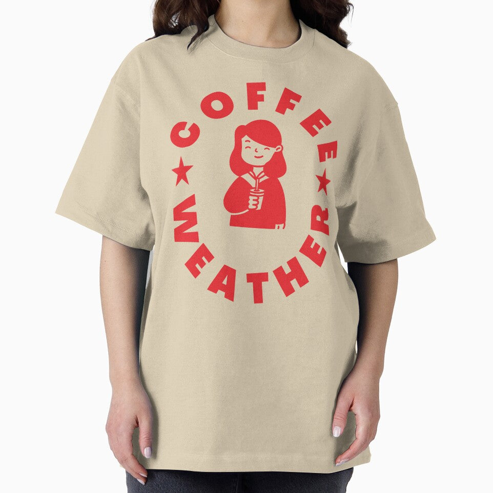 Coffee Weather Coffee Lover Girl Cute Retro Fall Autumn by faridman