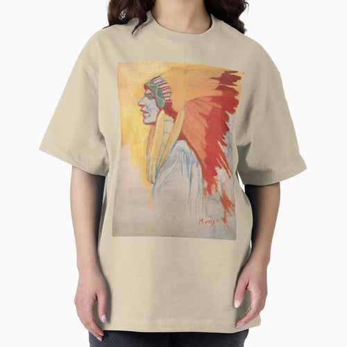 Alphonse Mucha - Sioux Indian - Study, tempera on canvas / 1908 by playmap