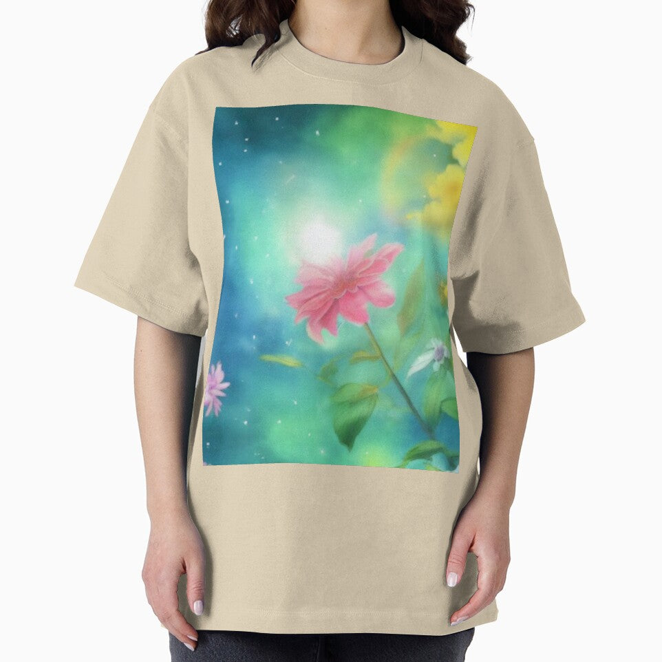 Soft Floral Starry Sky Watercolor No 4 by StephanieBrock