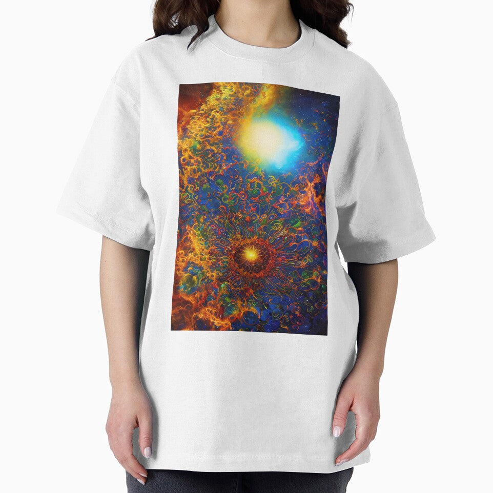 Cosmic explosion - Modern abstract Art No16 by angelisart