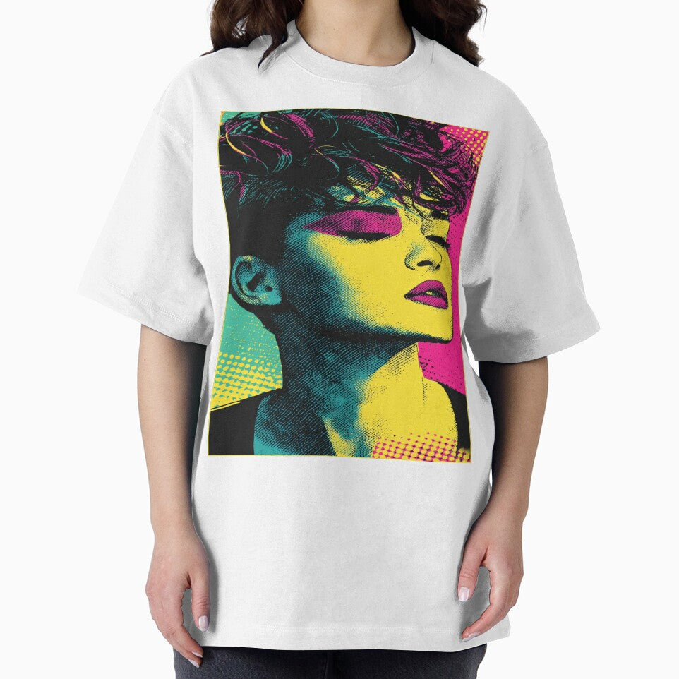 Girl Portrait Pop Art by NicolasGlowArt