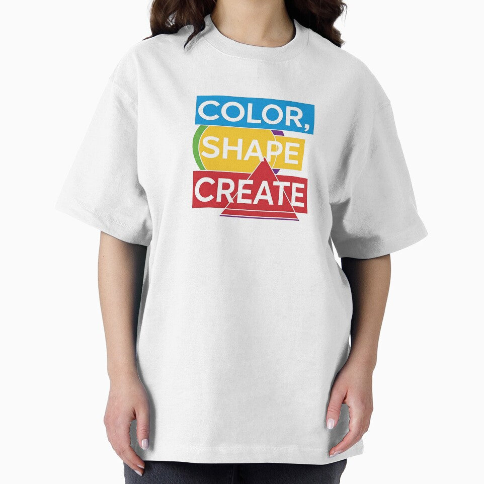 Color Shape Create T-Shirt – Graphic Designer Creative Design Tee by Muzgle