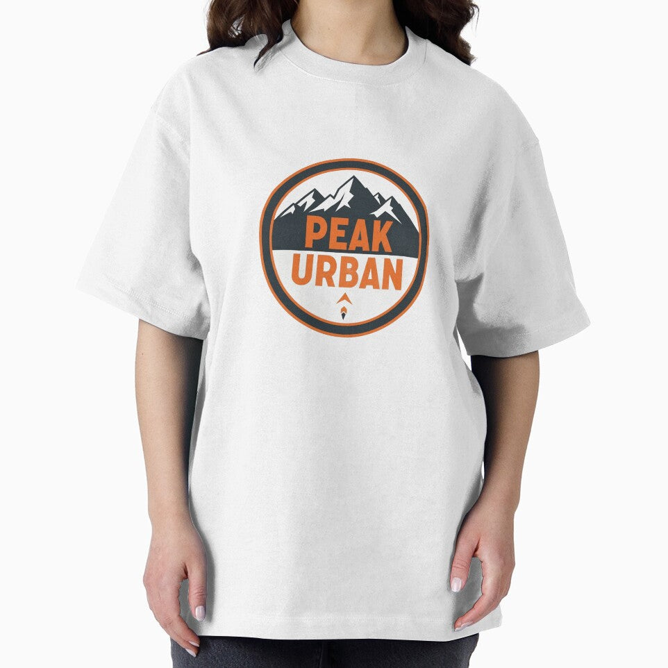 Peak Urban logo on a textured black background, photorealistic. by VerizalShop