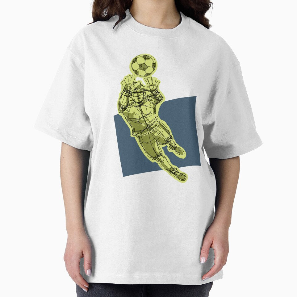 Goalkeeper For The Save with white Background by missmann
