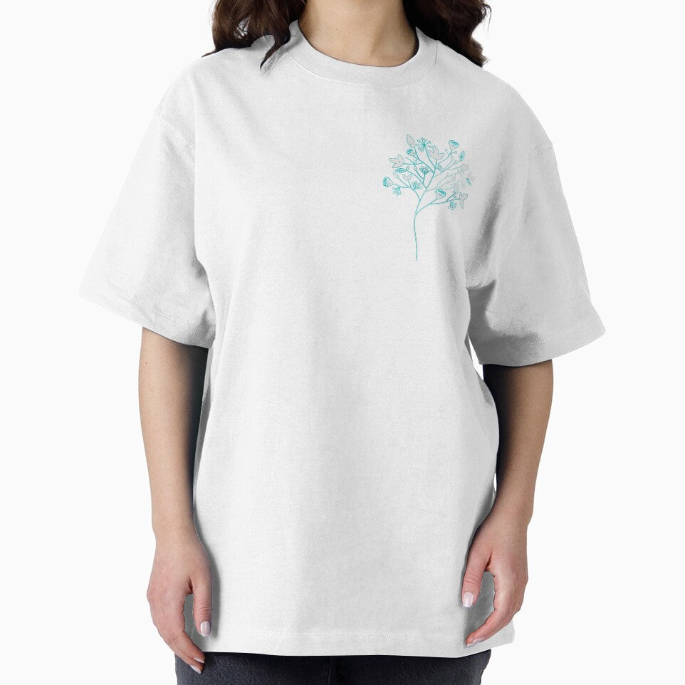 Sketched Tree - Teal by abusygirl