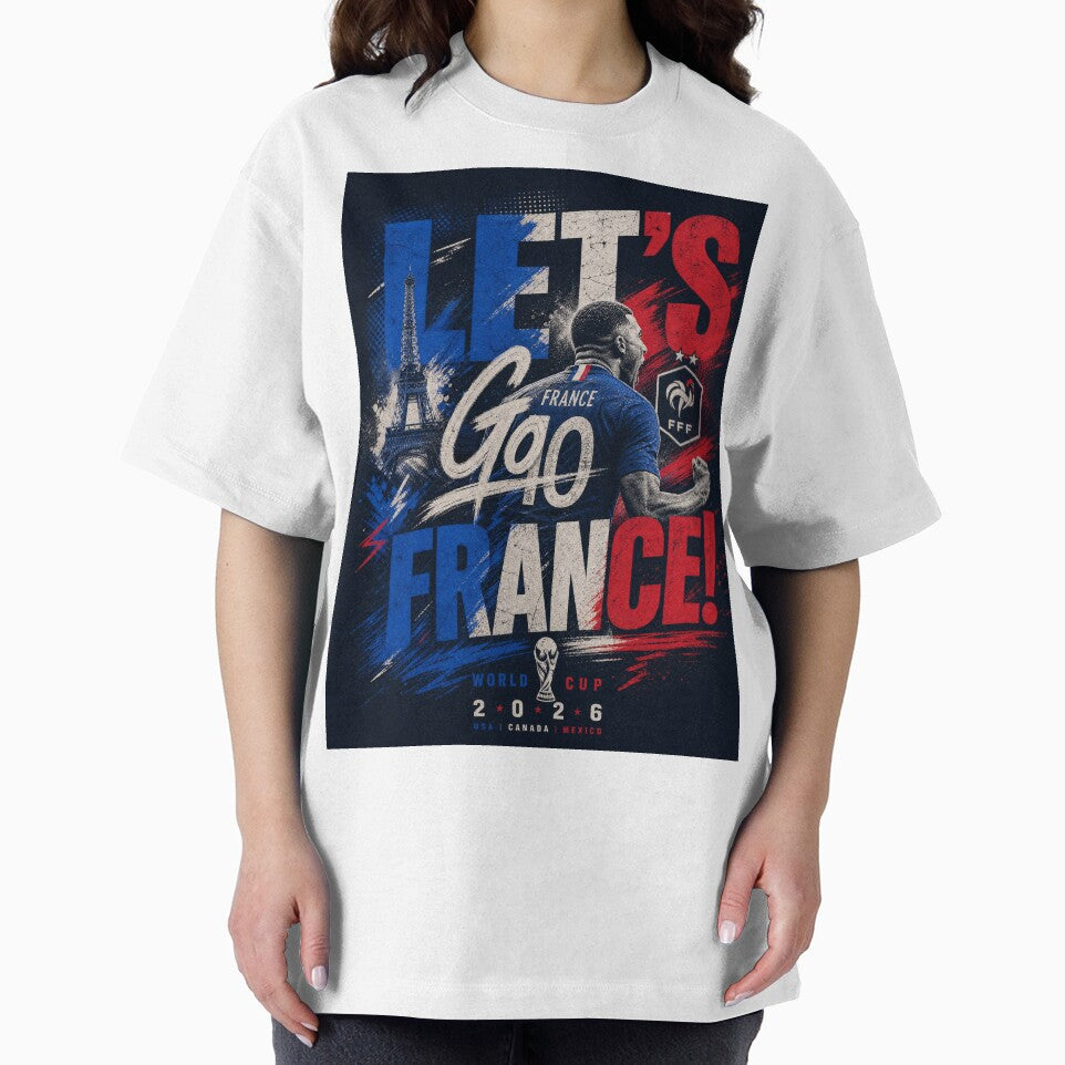 World Cup 2026 | Let’s Go France Distressed Graphic by Jandedan