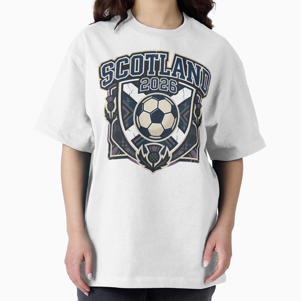 Scotland 2026 Retro Football Fan Crest by Saq2000