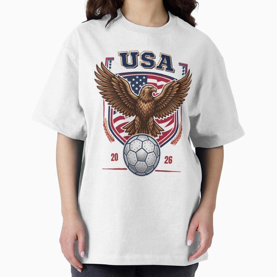 USA Eagle Soccer Crest 2026 by laughingshirts