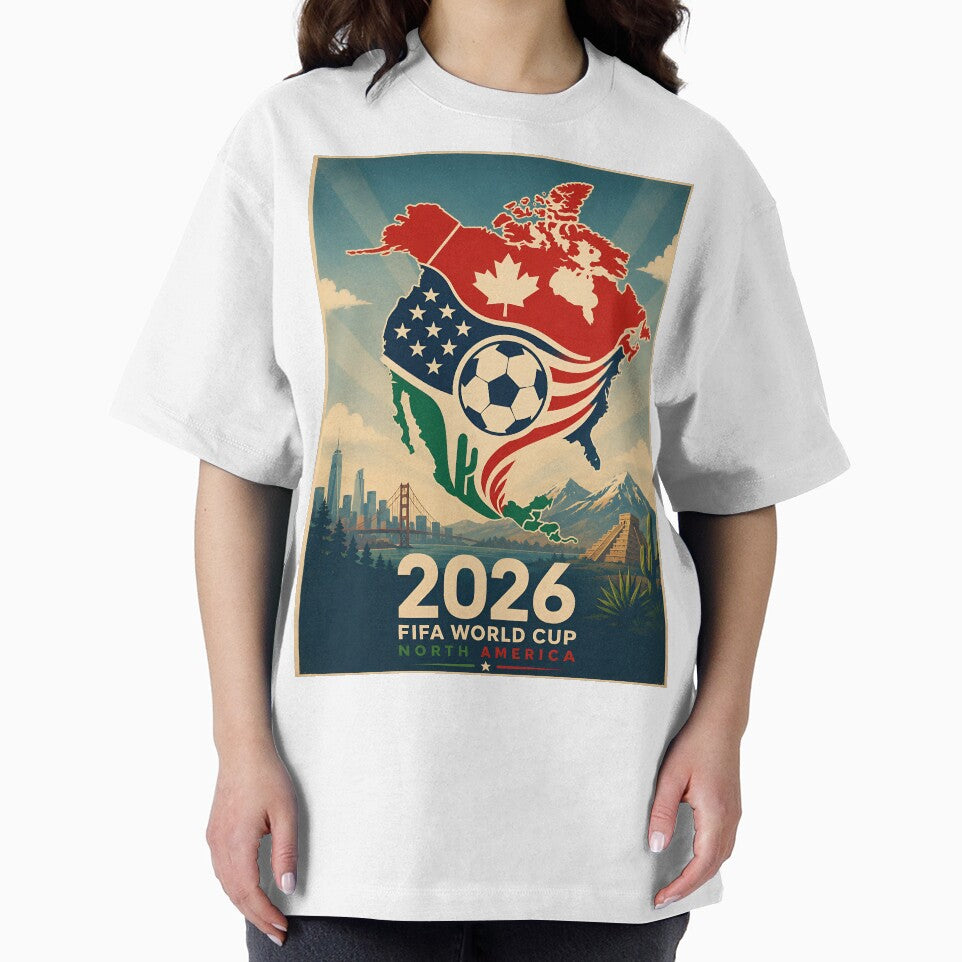 North America 2026 Soccer Championship Old Style Poster by Abeshinobi