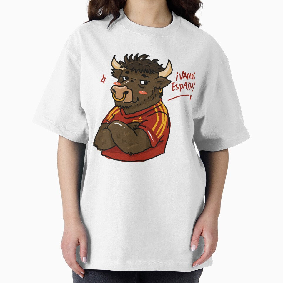 Awkward Animal Hat Club – ¡Vamos España! | Funny Spain Football Bull by chupichapa
