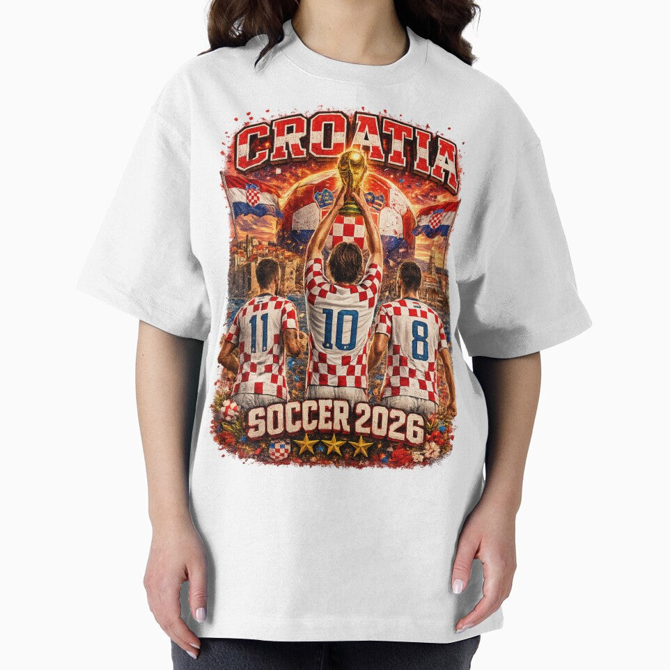 Croatia Soccer 2026 Shirt – Croatian Football Fan Gift by UrbanPrintVibes