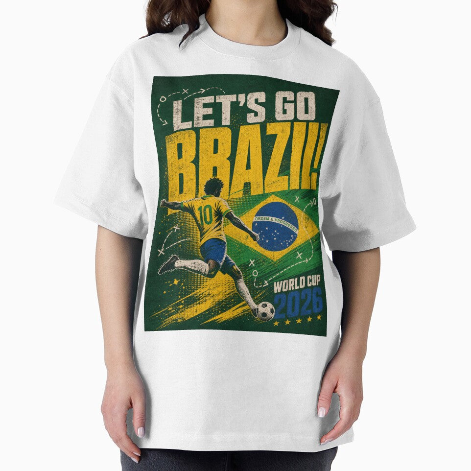 Title World Cup 2026 | Let’s Go Brazil Distressed Graphic by Jandedan