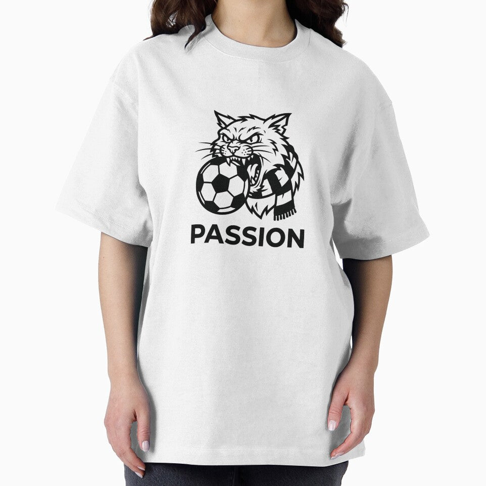 Funny Football Cat Ultras Scarf Hooligan Shirt by Mr-wow