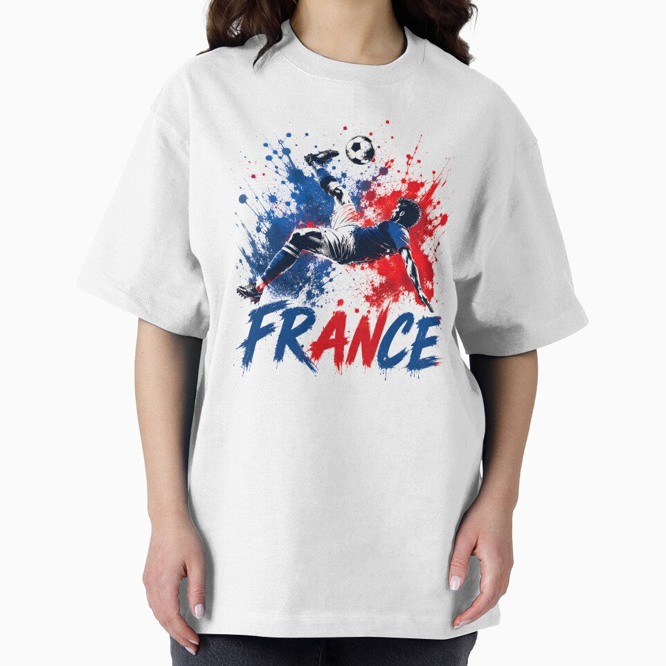 Les Bleus Spirit Soccer Shirt | Classic France Football Colors Tee | Fan Pride Gift by 3ac-Arts